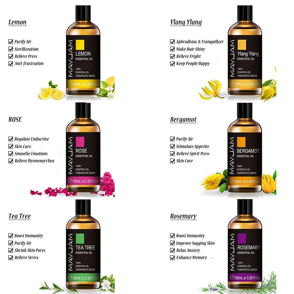 100ml Lavender Essential Oil Pure Natural Essential Oils for Help Sleeping