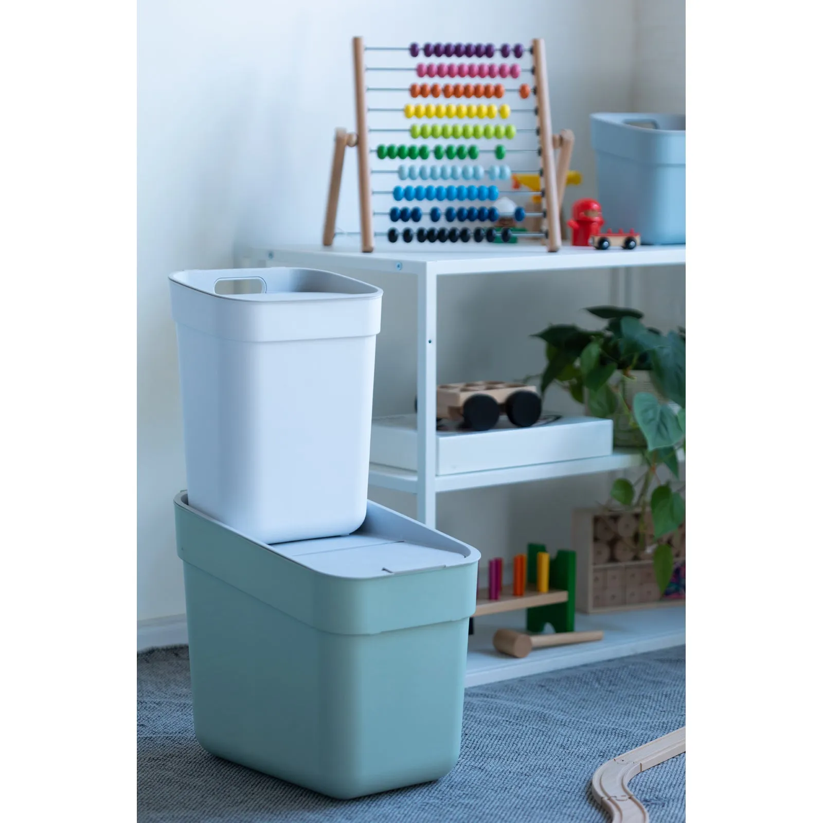 20L Ready to Collect Waste Separation Bin - Green