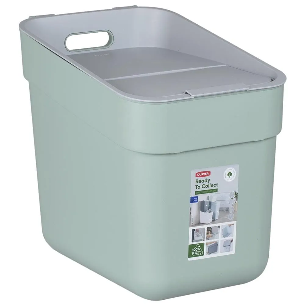 20L Ready to Collect Waste Separation Bin - Green
