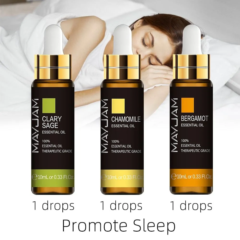 3pcs 10ml Essential Oils Set Humidifier Diffuser Oil Lavender Sandalwood Ylang