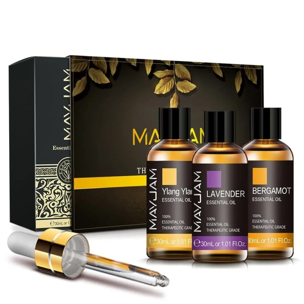 3pcs Essential Oils for Candle Making 30ml Massage Oil Pure Natural