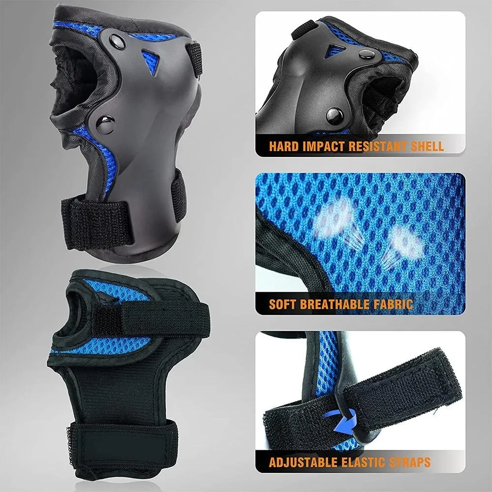 6 in 1 Kids/youth Protective Gear Set Knee Elbow Pads Wrist Guard Protector