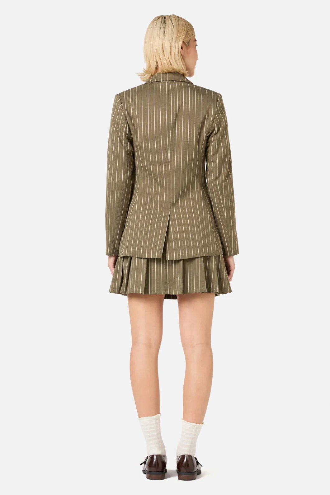 Abby Pinstripe Jacket
