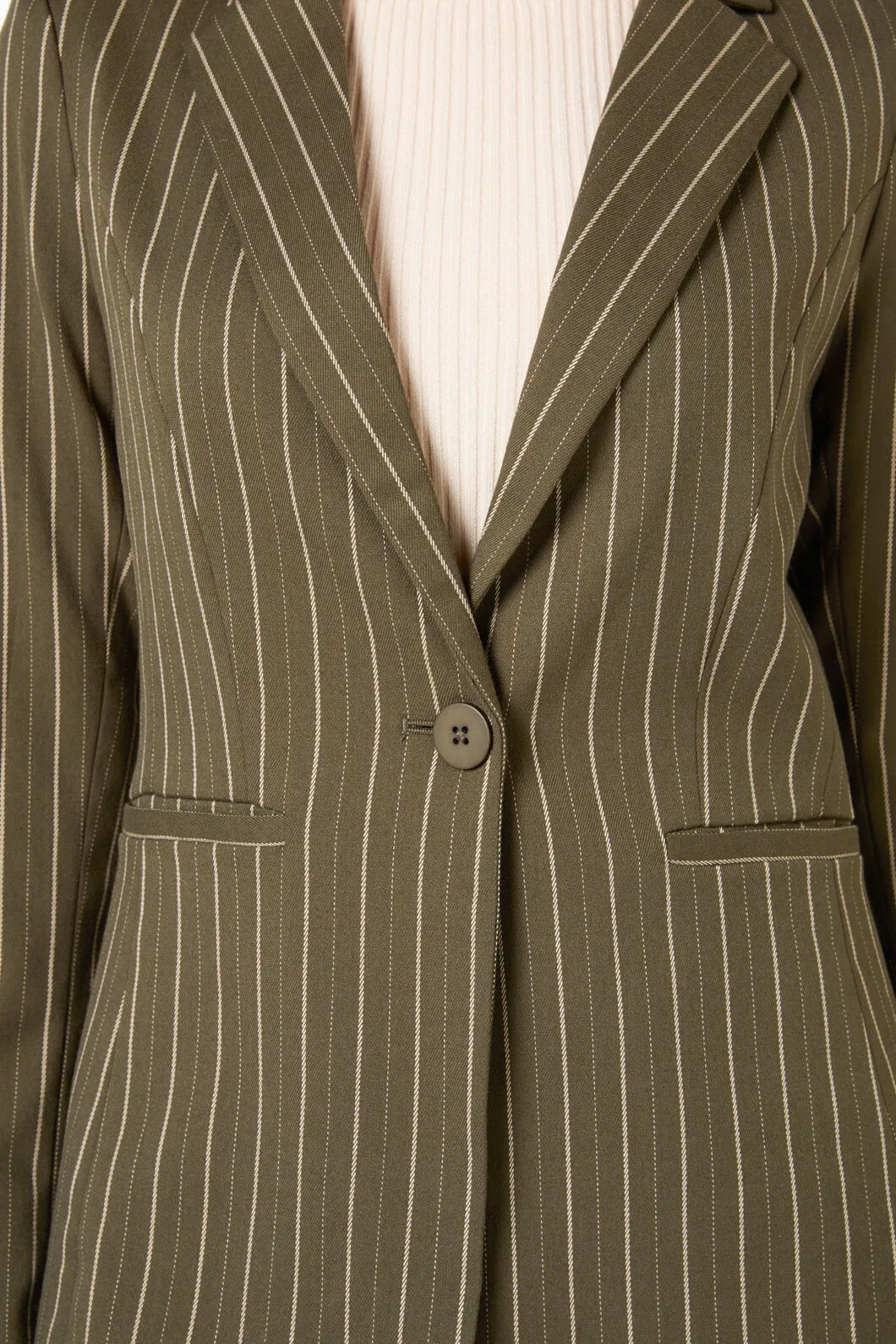 Abby Pinstripe Jacket