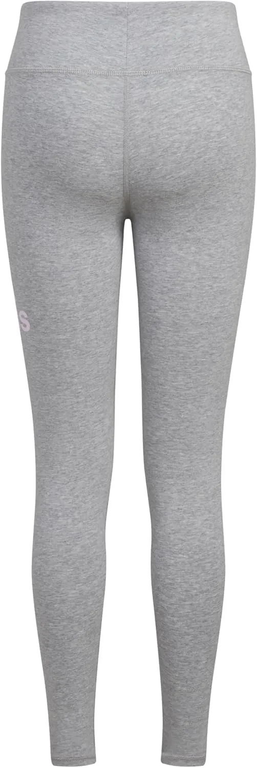 adidas Girls' Essential Sportswear Logo Fitted Legging