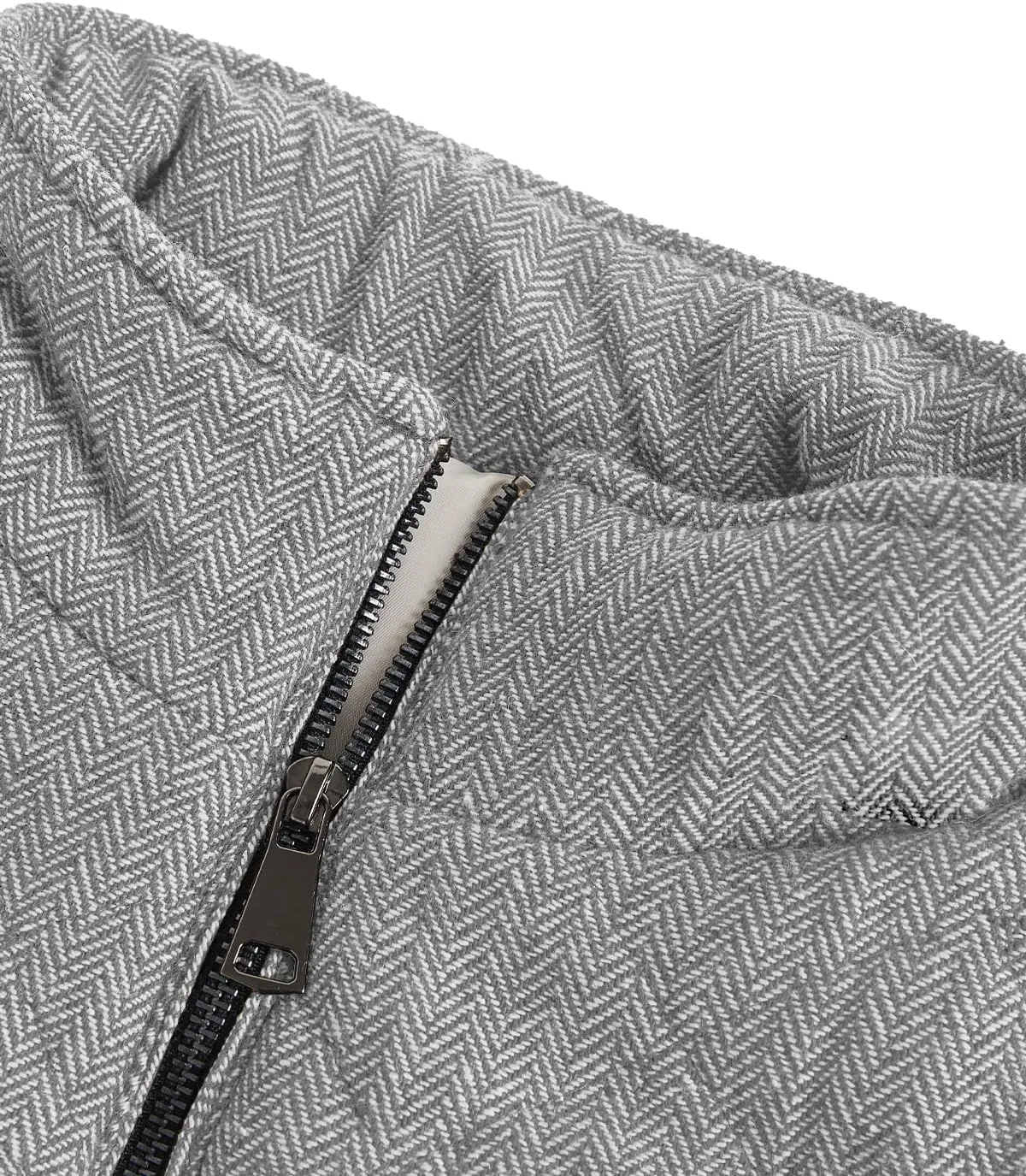Aoysky Men's Quilted Fleece Vest Stand Collar Full Zip Outdoor Warm Waistcoat Sleeveless Casual Outwear Vest Jacket