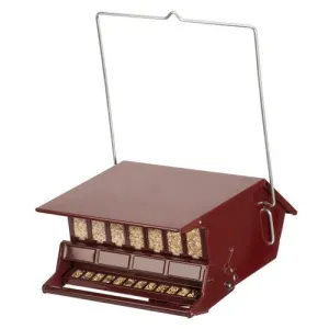 Audubon Bird's Choice bird Feeder Squirrel Proof Red Woodlink Delight 7512