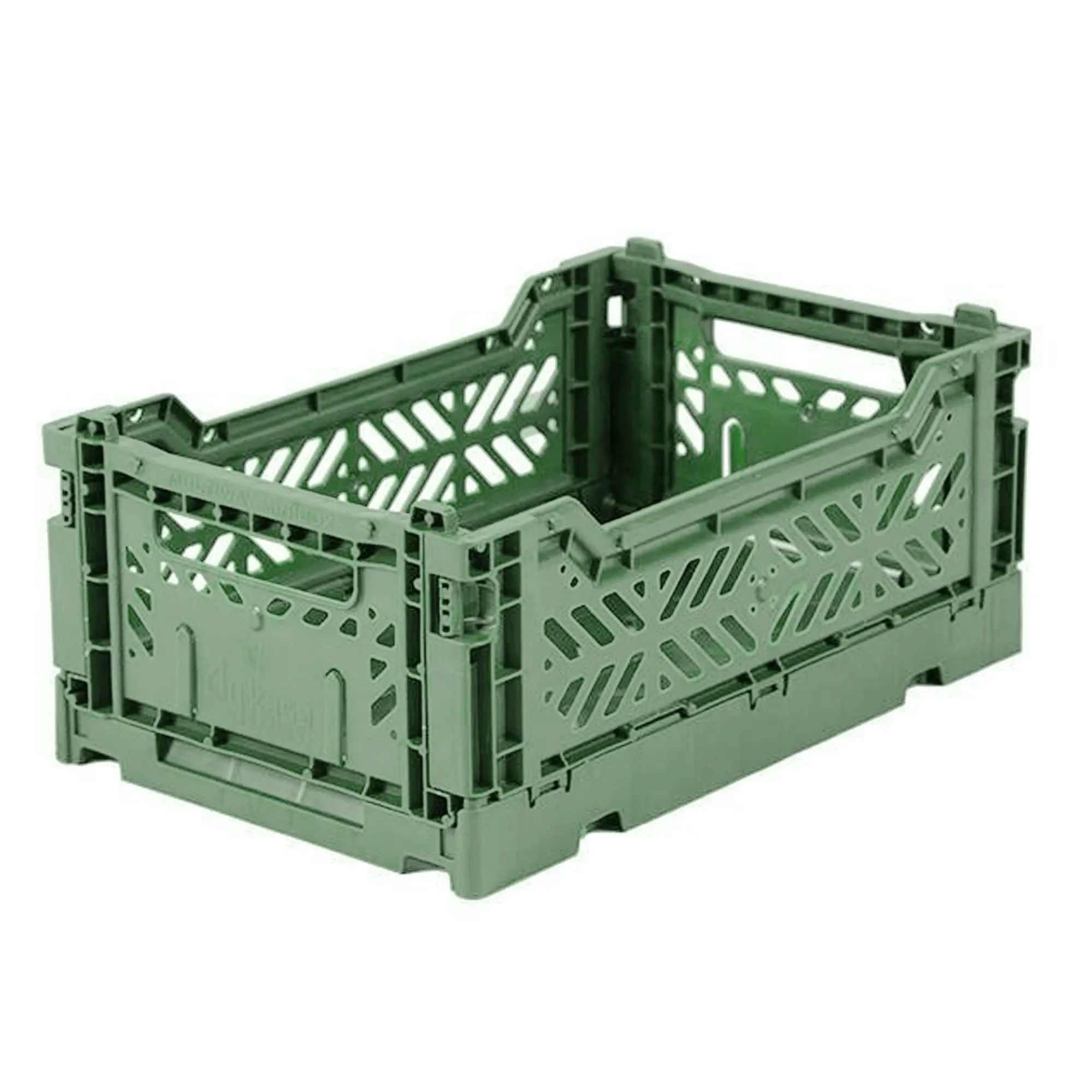 Aykasa Decorative Gray Folding Crate - Mini