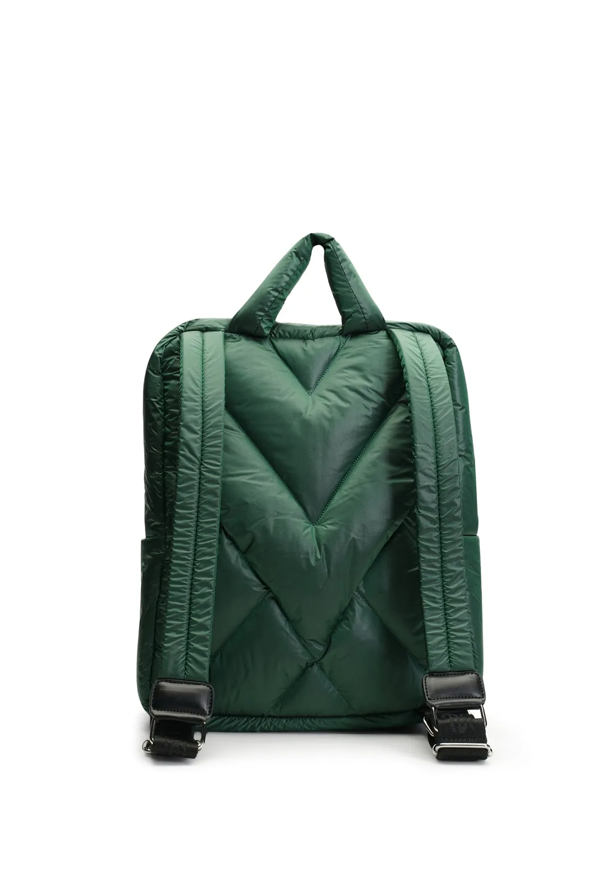 Backpack Green Metallic