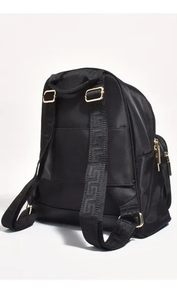 Backpack Nylon Webbing Black