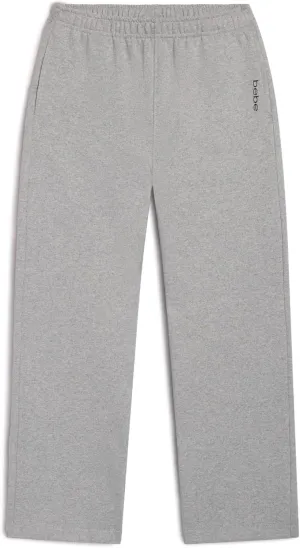 bebe Girls Wide Leg Sweatpants, French Terry Sweatpants with Pockets, Baggy Pants for Girls