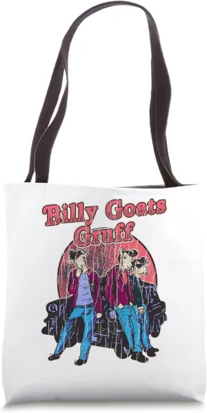 Billy Goats Gruff Unique Retro Vintage Goat Lover Tote Bag