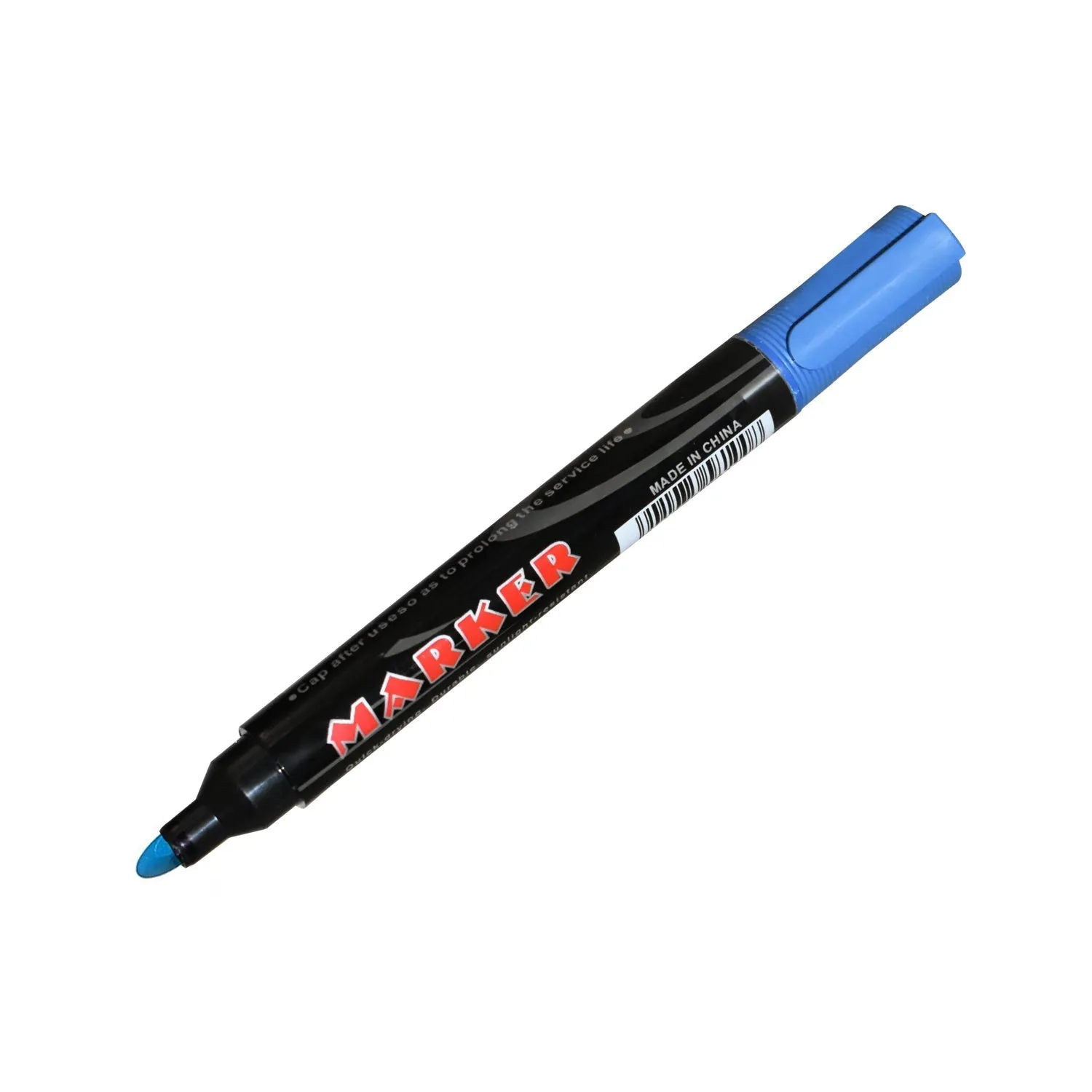 Blue Permanent Markers for White Board (Pack Of 12)