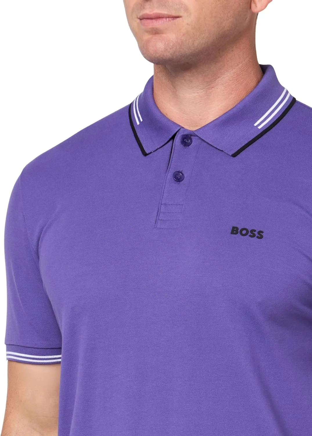 BOSS Men's Paul Modern Essential Polo
