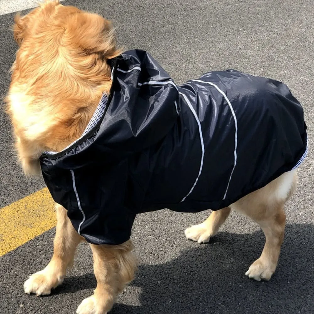 Breathable Reflective Raincoat for Dogs