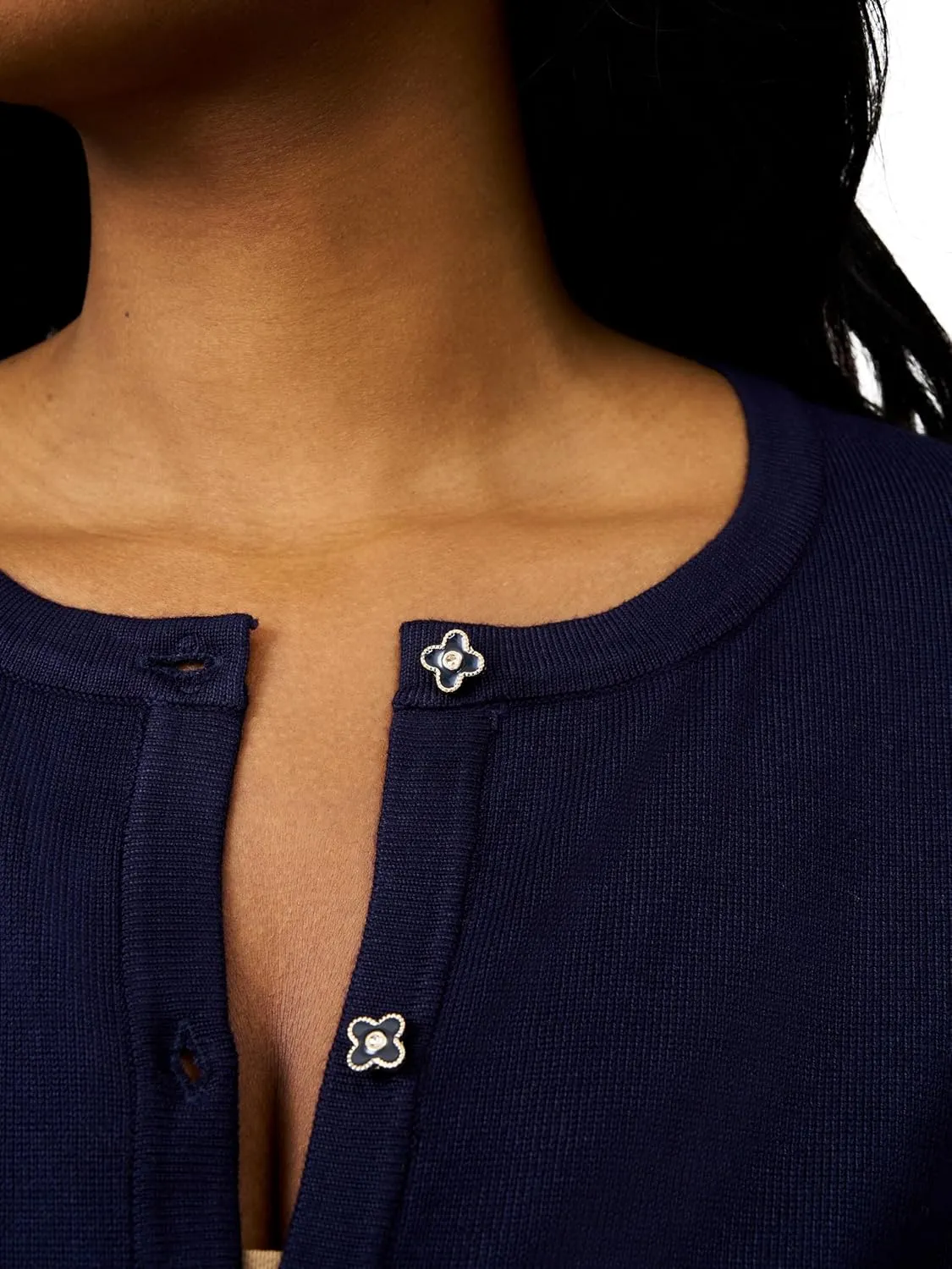 Cable & Gauge Novelty Button Cardigan
