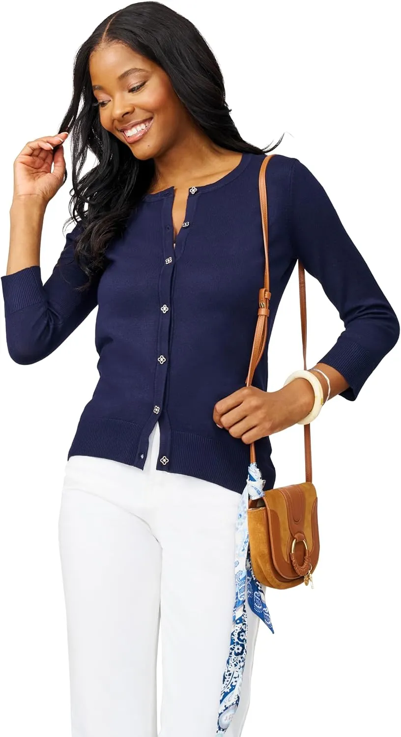 Cable & Gauge Novelty Button Cardigan