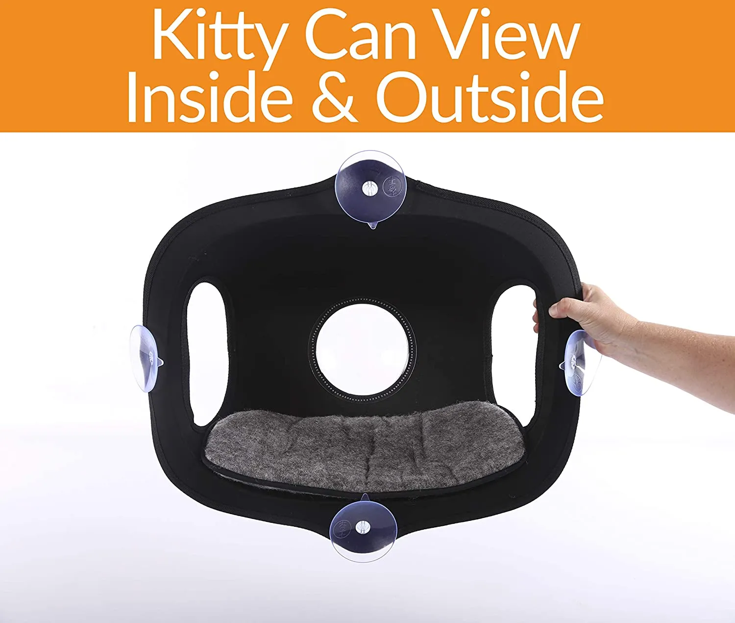Cat Window Pod - EZ Mount Window Bubble Cat Pod - K&H Pet Products