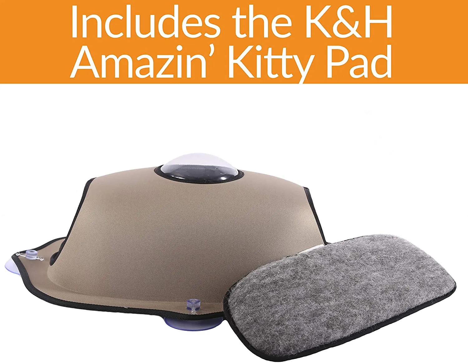 Cat Window Pod - EZ Mount Window Bubble Cat Pod - K&H Pet Products