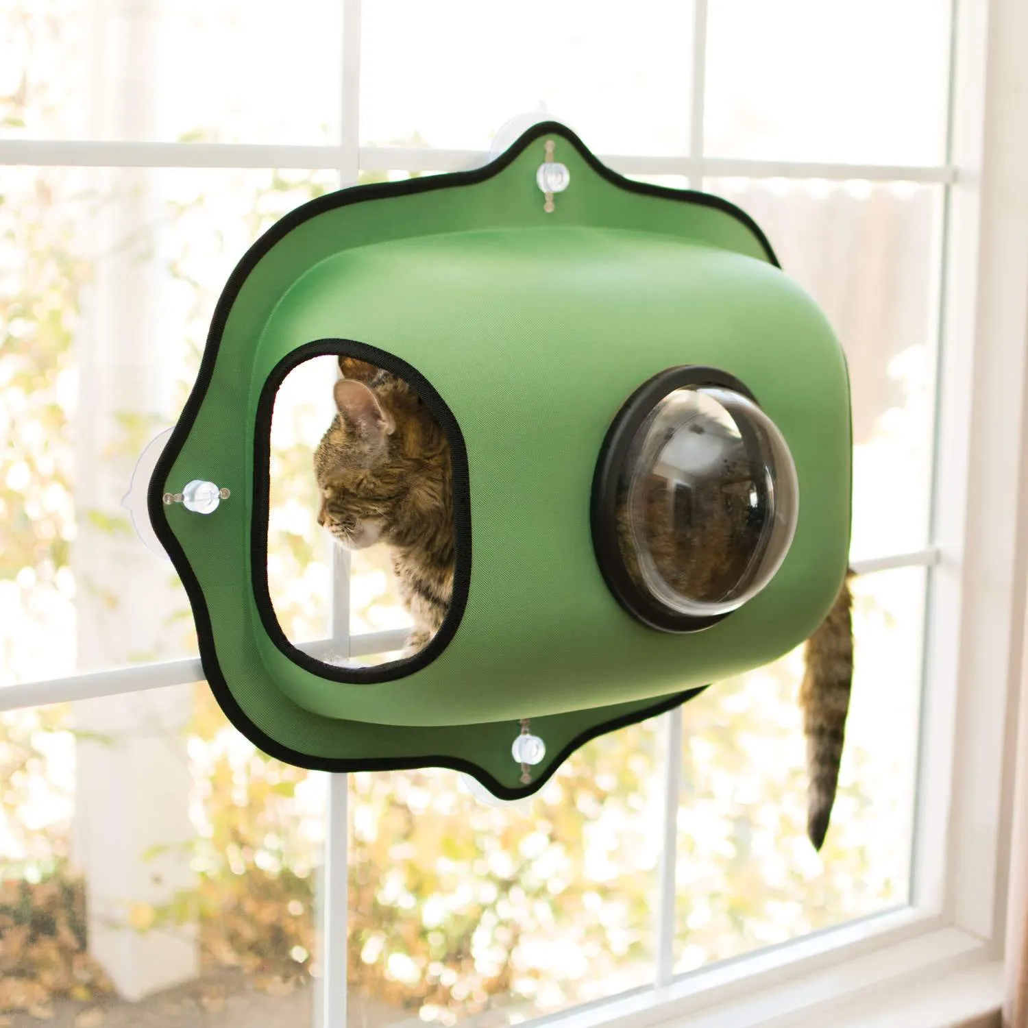 Cat Window Pod - EZ Mount Window Bubble Cat Pod - K&H Pet Products