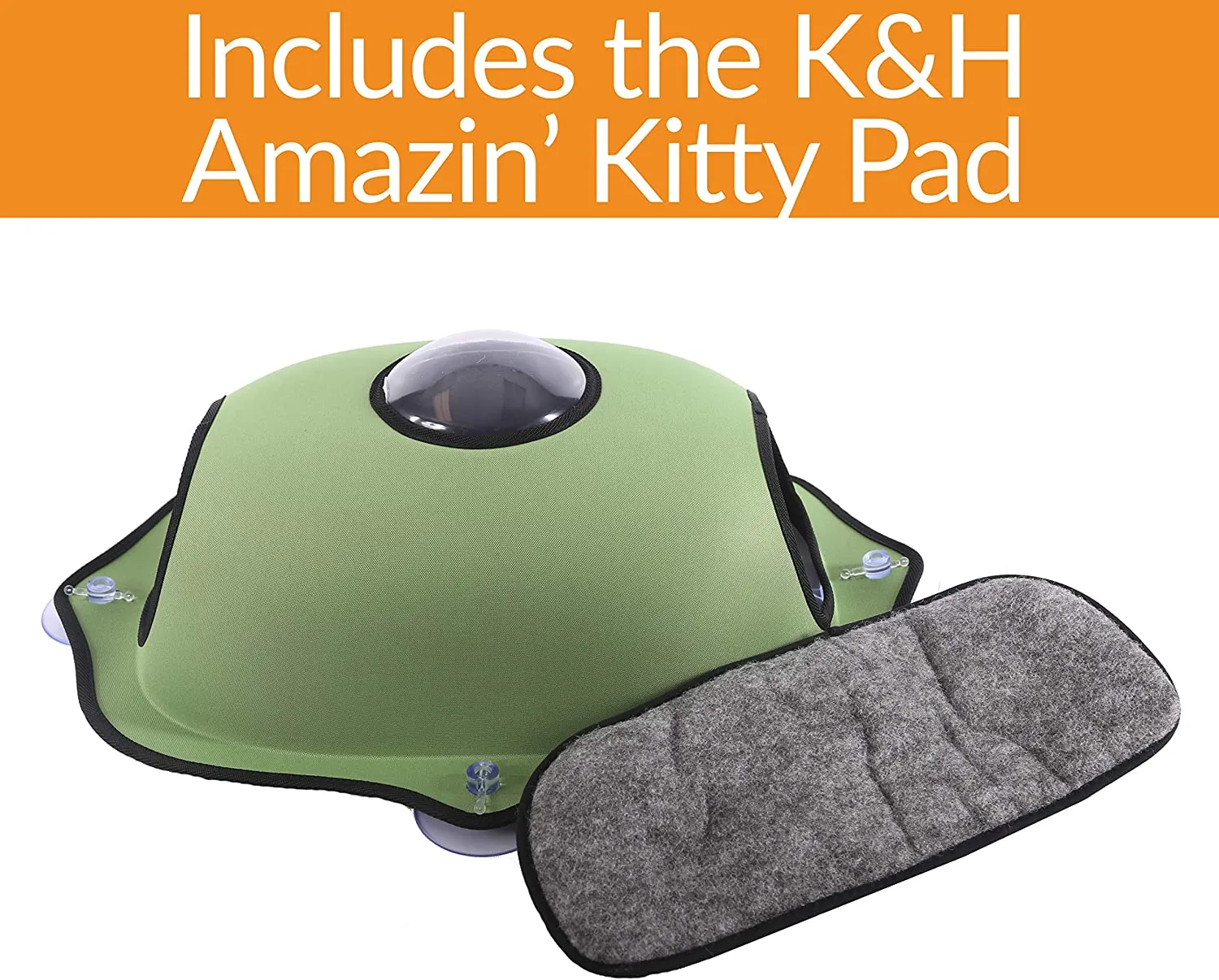 Cat Window Pod - EZ Mount Window Bubble Cat Pod - K&H Pet Products
