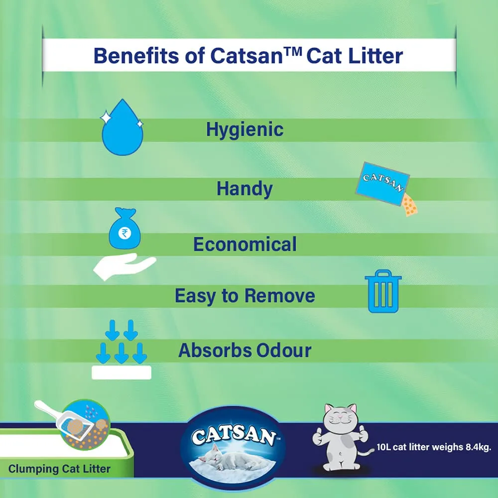 Catsan 10L Ultra Odor Control Formula Clumping Cat Litter Sand for Adult/Kitten