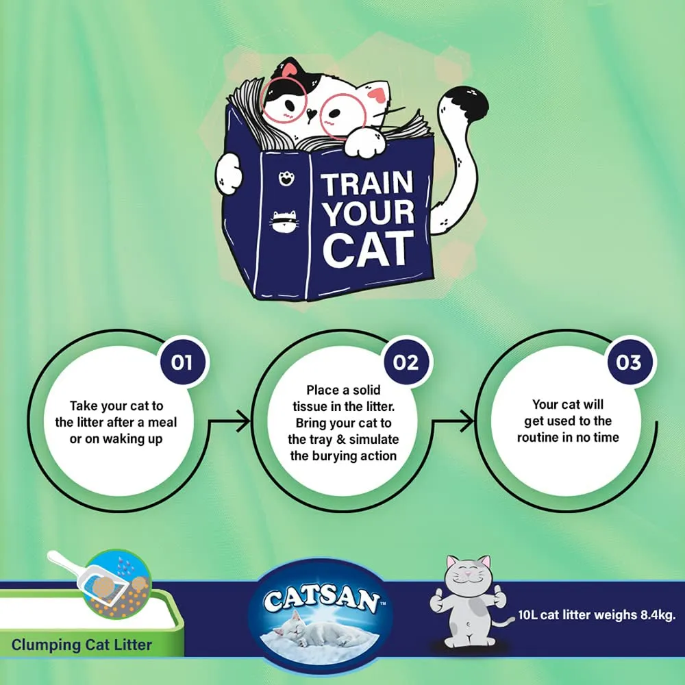 Catsan 10L Ultra Odor Control Formula Clumping Cat Litter Sand for Adult/Kitten