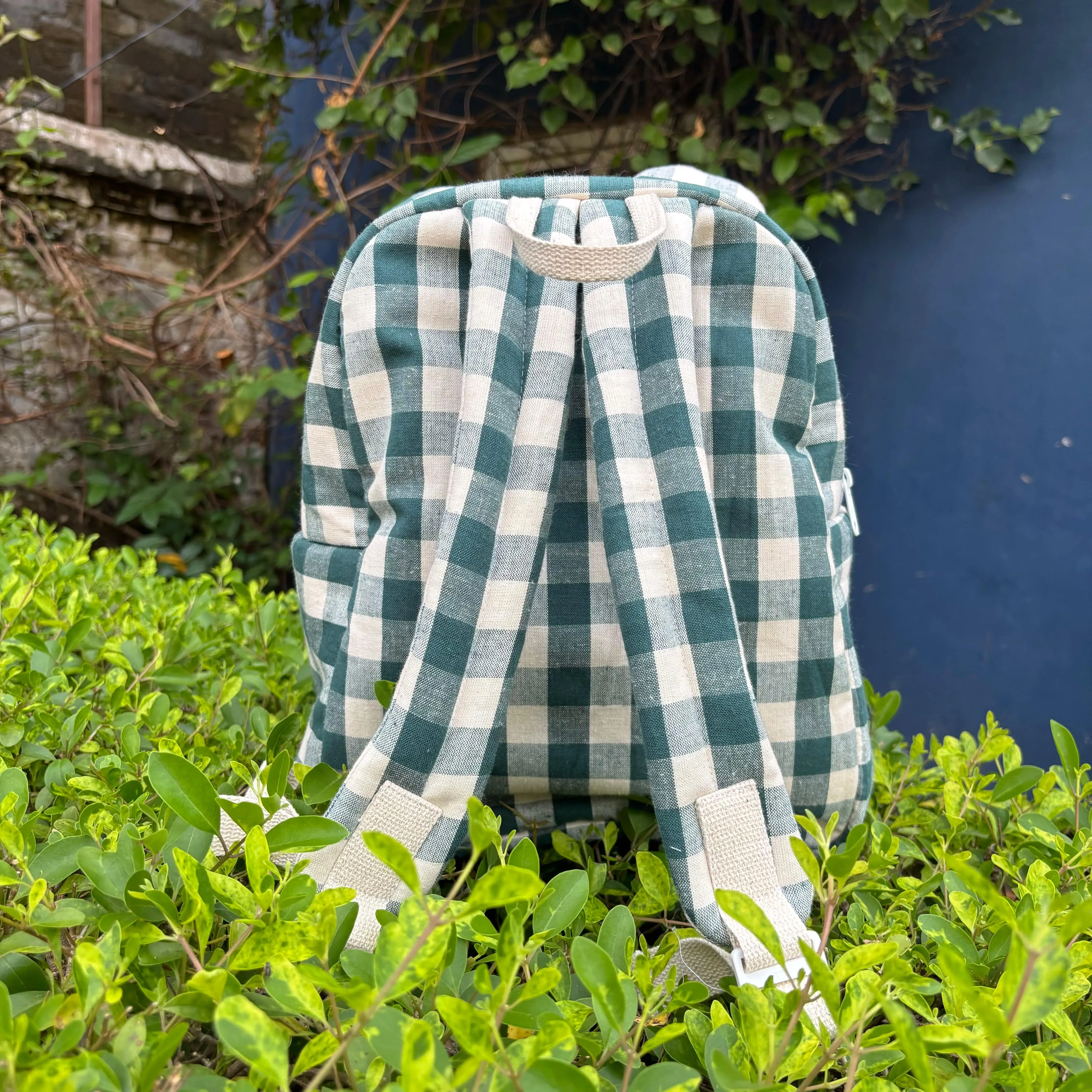Checkaroo School Bag (Personalise) - GREEN