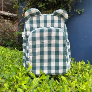 Checkaroo School Bag (Personalise) - GREEN