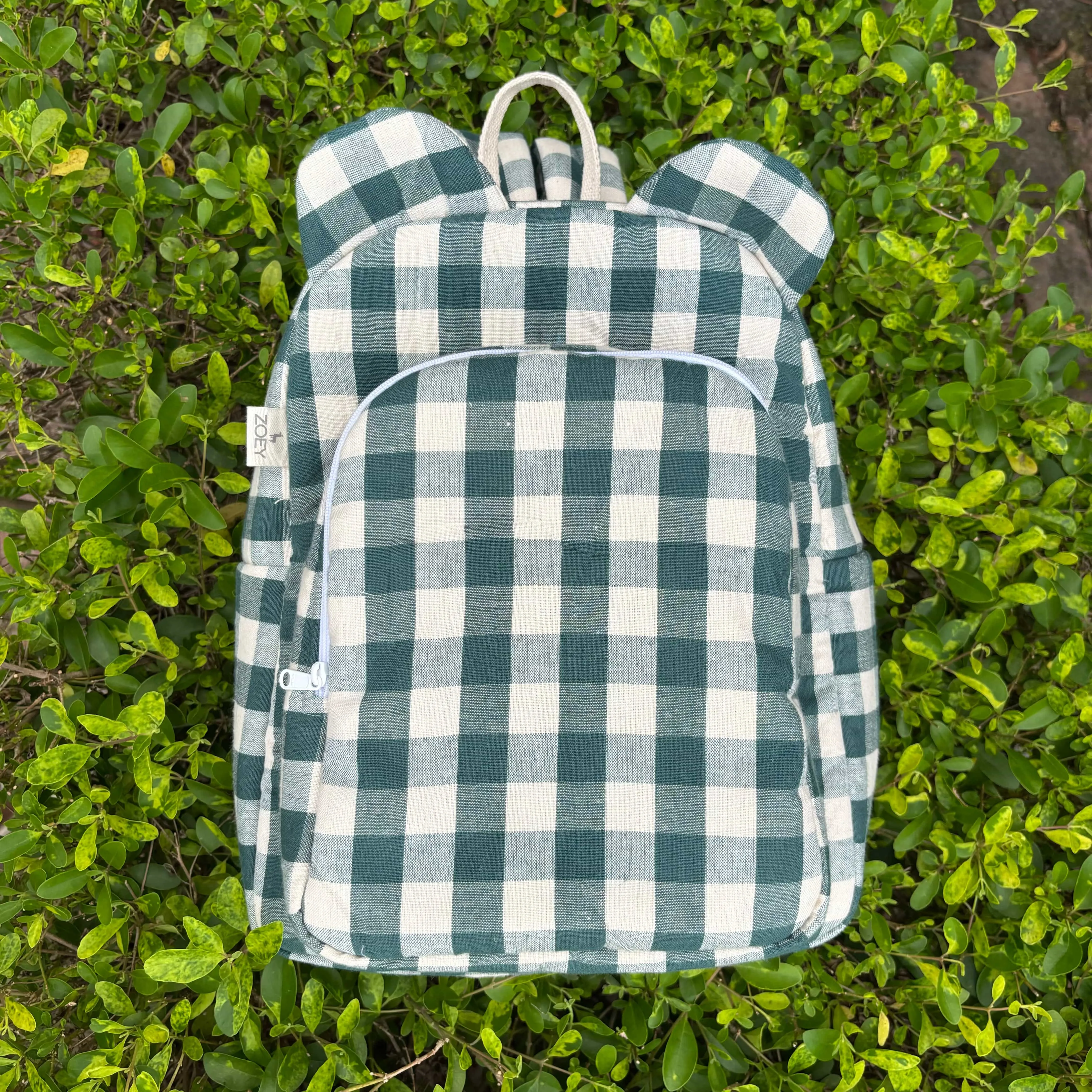 Checkaroo School Bag (Personalise) - GREEN