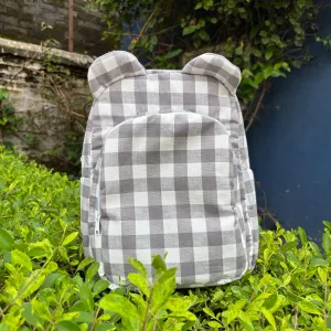 Checkaroo School Bag (Personalise) - GREY