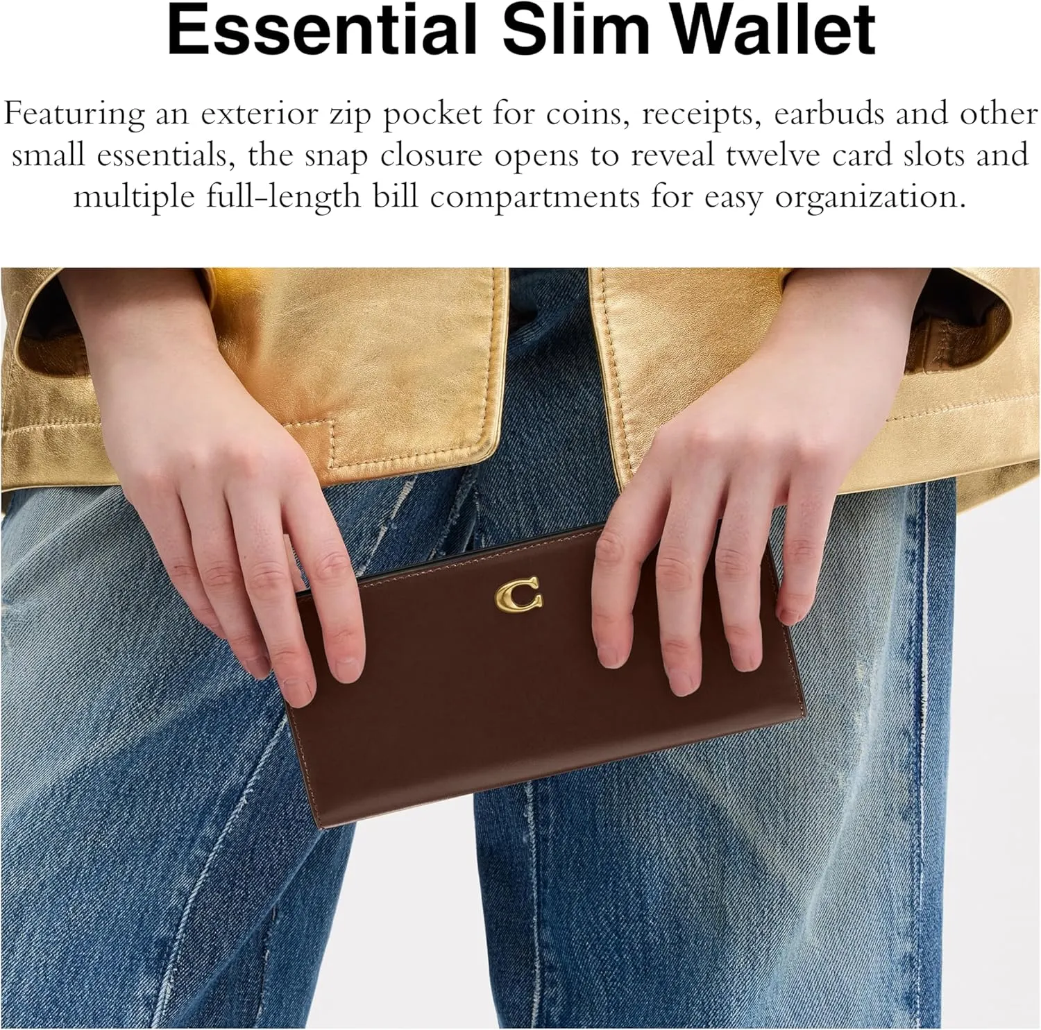 Coach Women's Essential Slim Wallet
