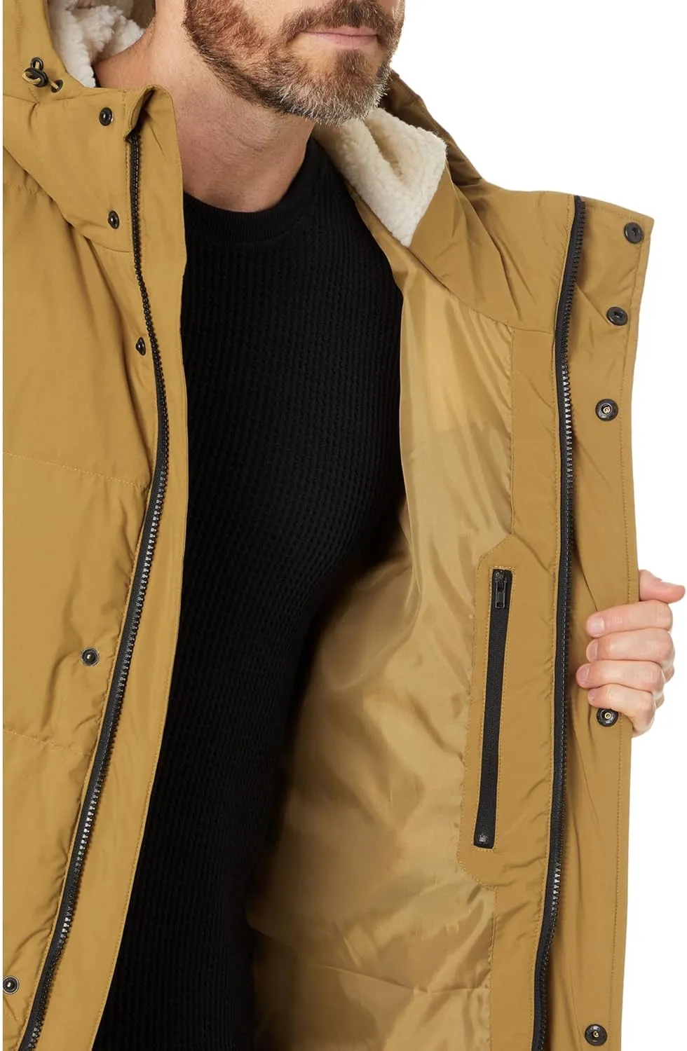 Cole Haan Men's Essential Sherpa Lined Puffer Jacket