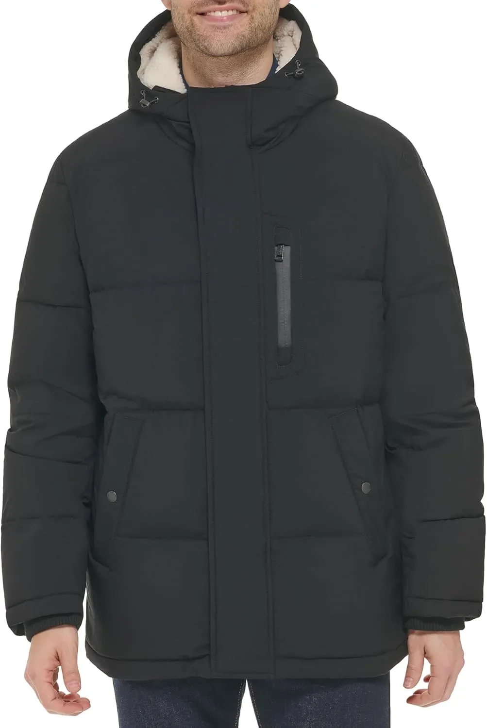 Cole Haan Men's Essential Sherpa Lined Puffer Jacket
