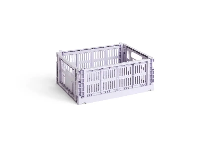 Colour Crate - Collapsible | Medium | Various Colours | 100% Recycled Plastic | by HAY