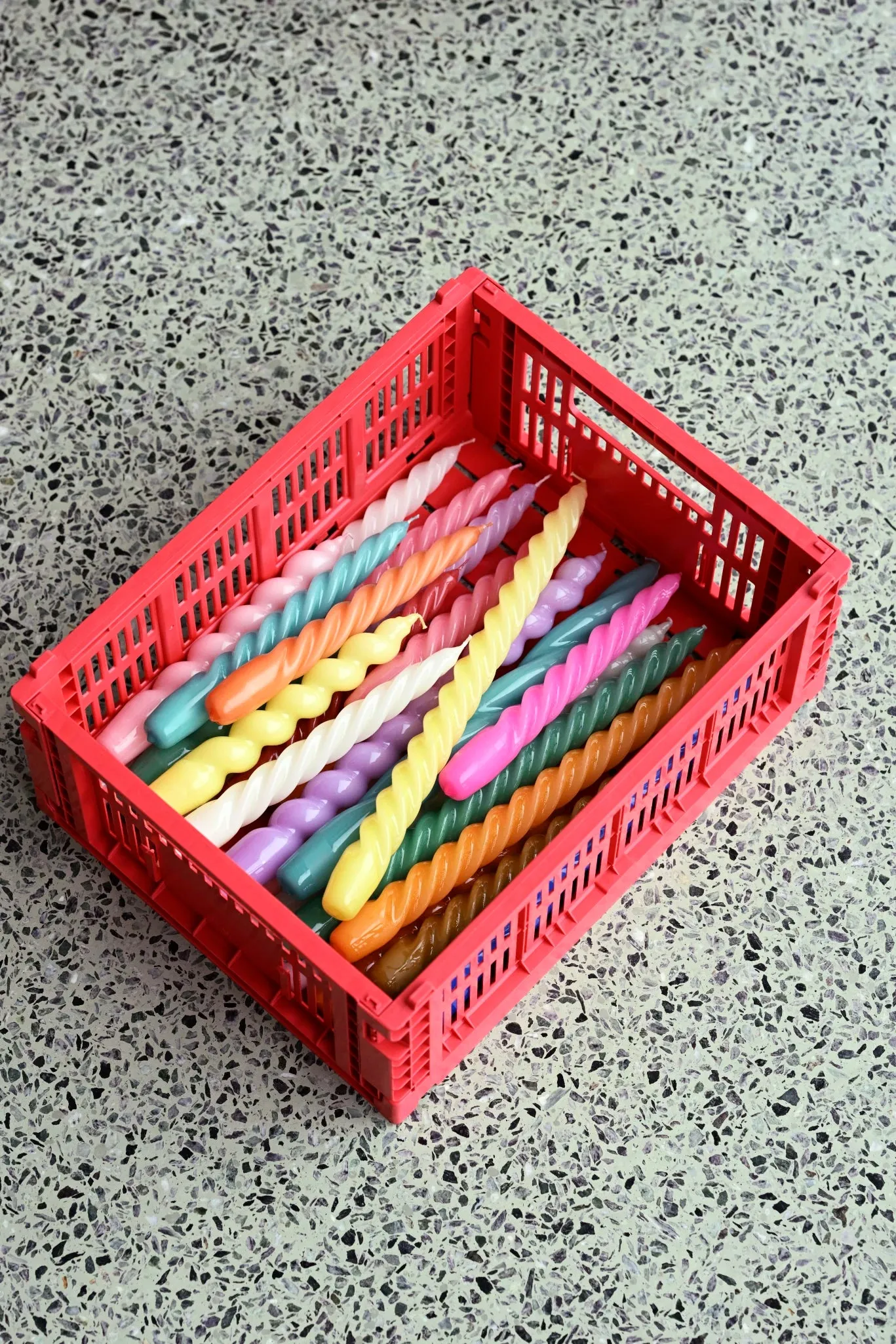 Colour Crate - Collapsible | Medium | Various Colours | 100% Recycled Plastic | by HAY