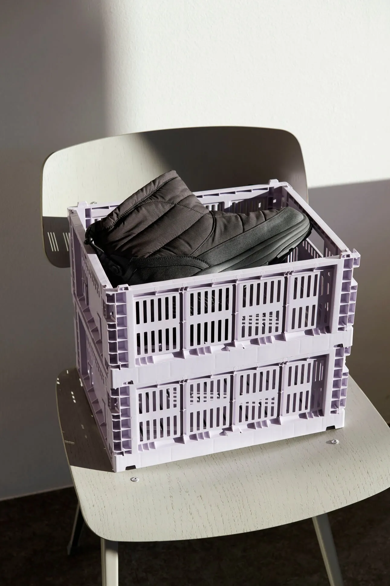 Colour Crate - Collapsible | Medium | Various Colours | 100% Recycled Plastic | by HAY