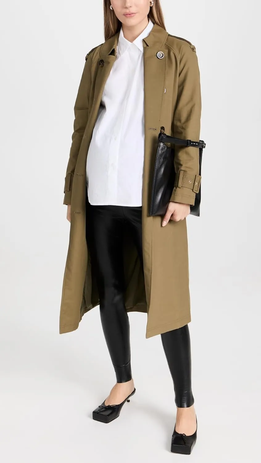 commando Women's Faux Leather Maternity Legging