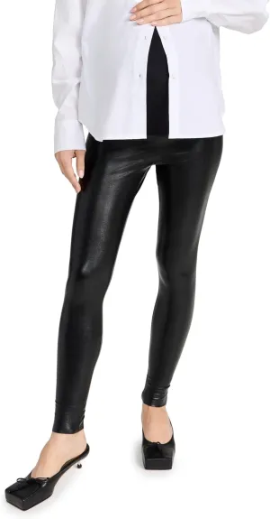 commando Women's Faux Leather Maternity Legging