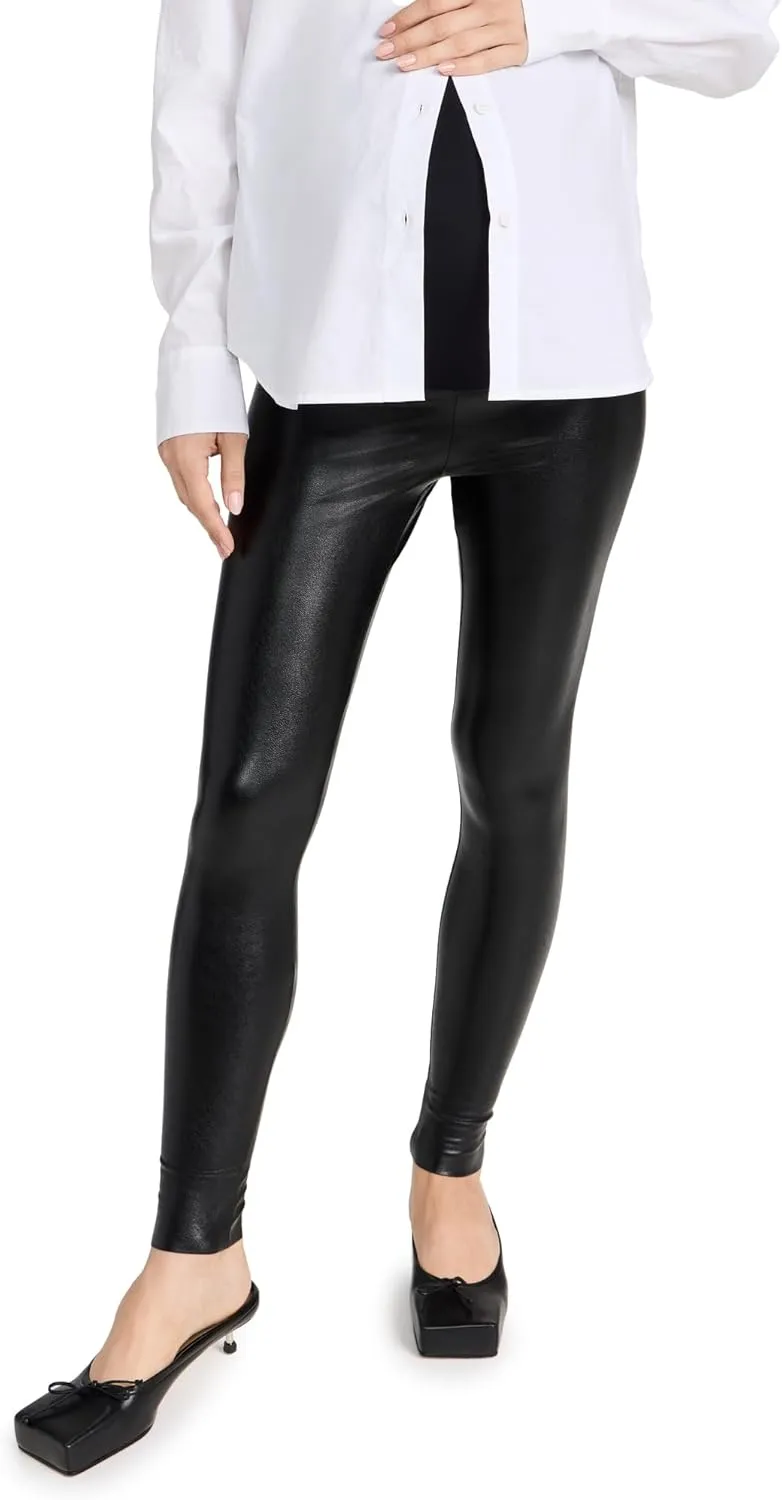 commando Women's Faux Leather Maternity Legging