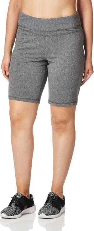 Danskin Women's Essential Wide Waistband Bermuda Short