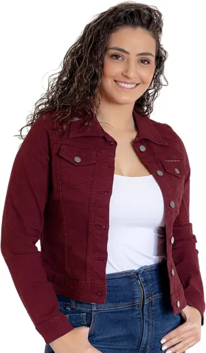 Denim Color Jacket For Women | Slim Fit 100% Cotton Jackets | Womens Fashion Clothes Trendy Spring 2024