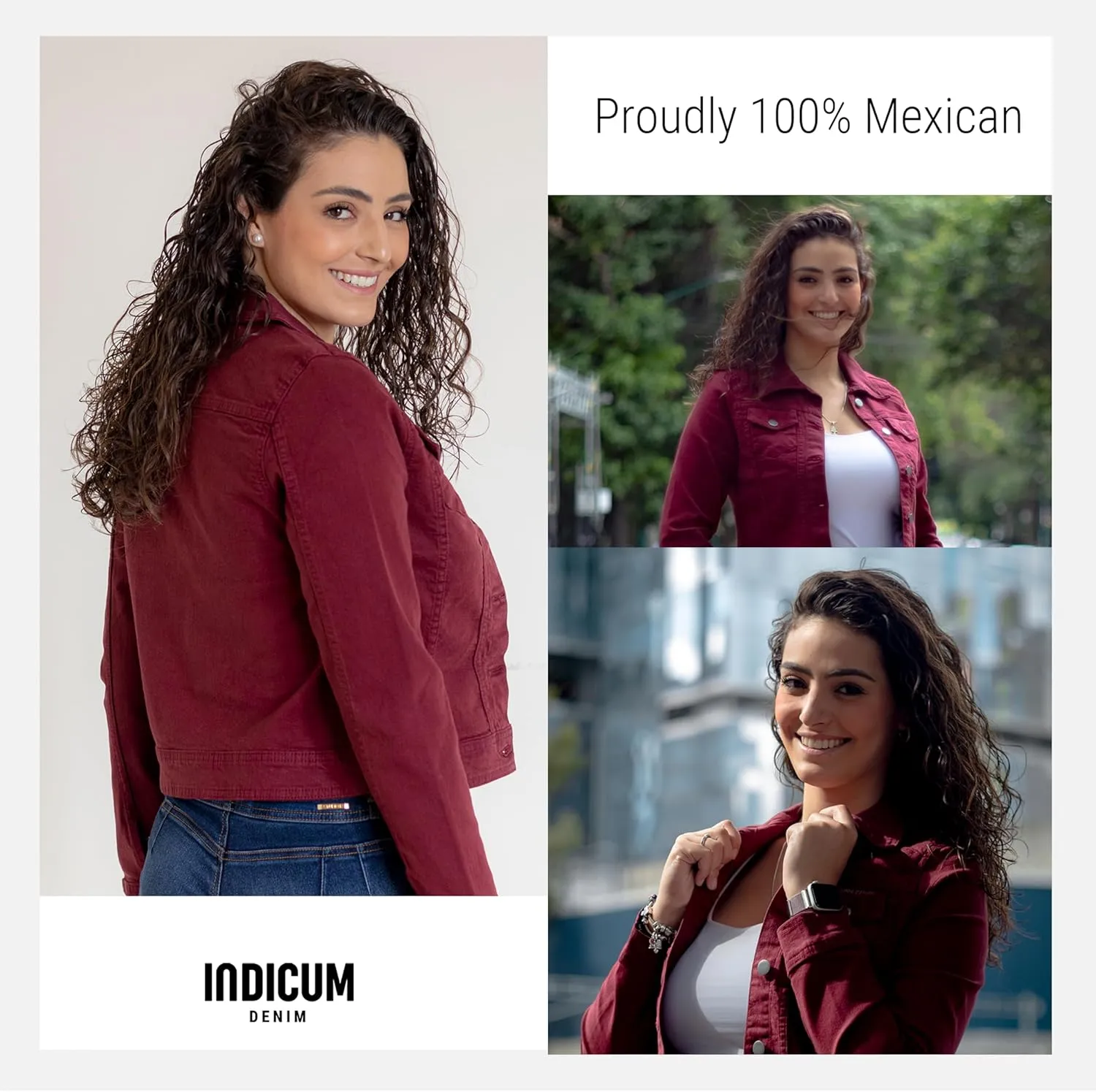 Denim Color Jacket For Women | Slim Fit 100% Cotton Jackets | Womens Fashion Clothes Trendy Spring 2024