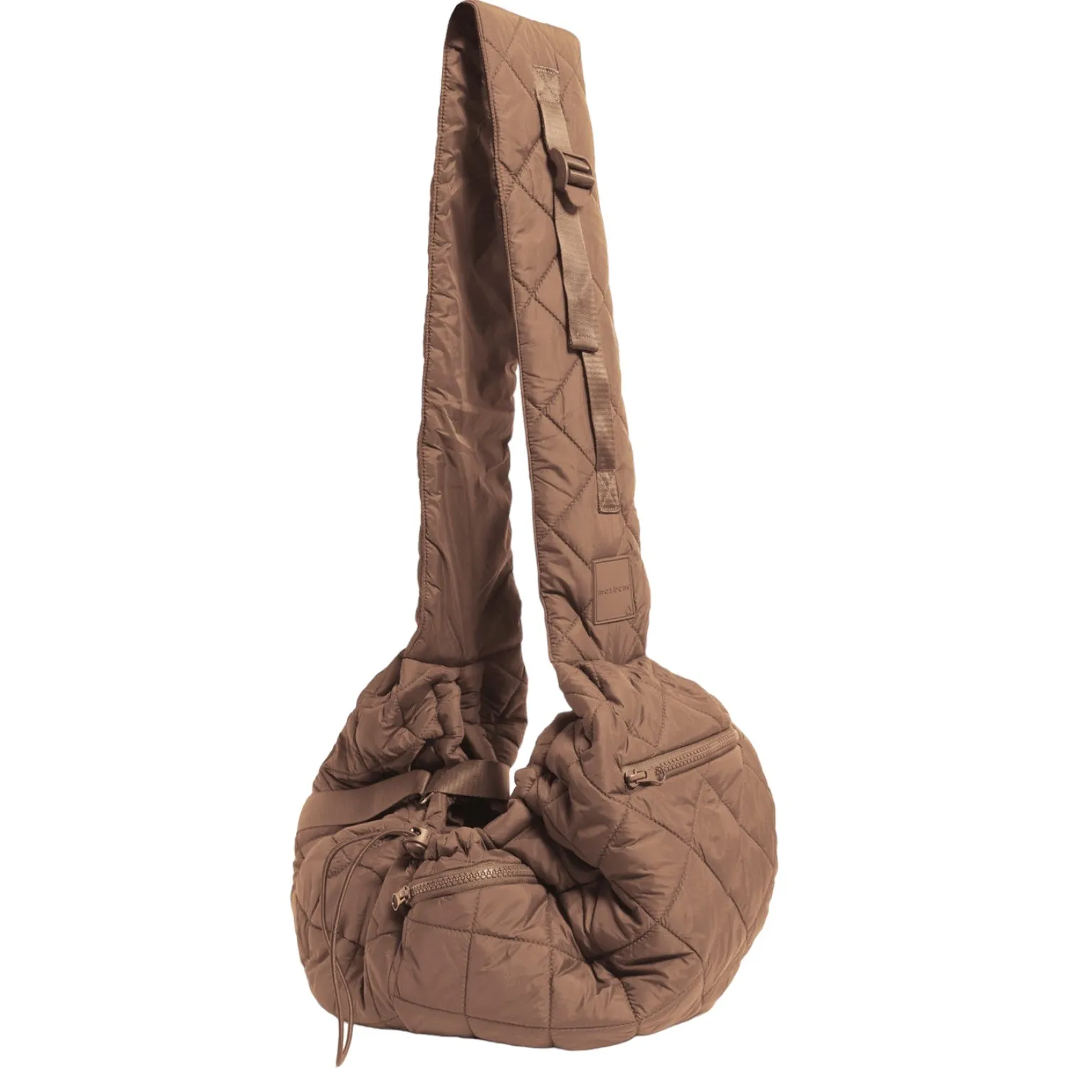 eco packable sling dog carrier - camel