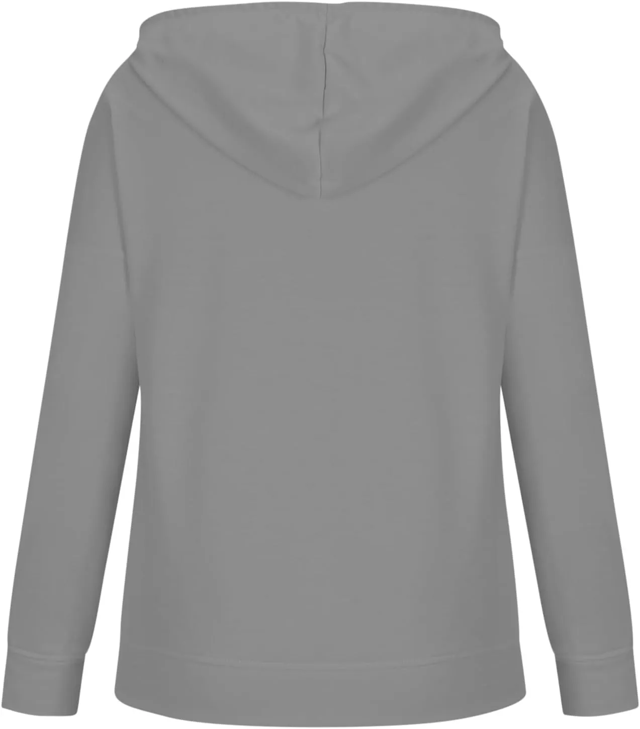 Fall Hoodies For Women Trendy 2024 Causal Long Sleeve Button Down Hooded Sweatshirt Solid Basic Pullover Tops
