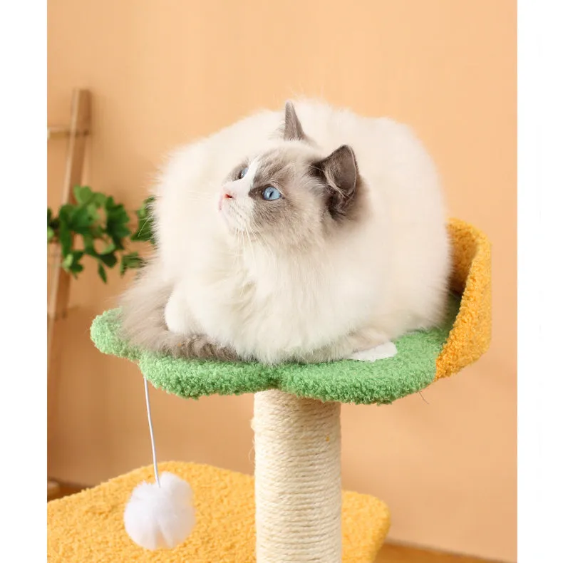 Green Three-tier Cat Nest Jumping Platform Cat Climbing Frame
