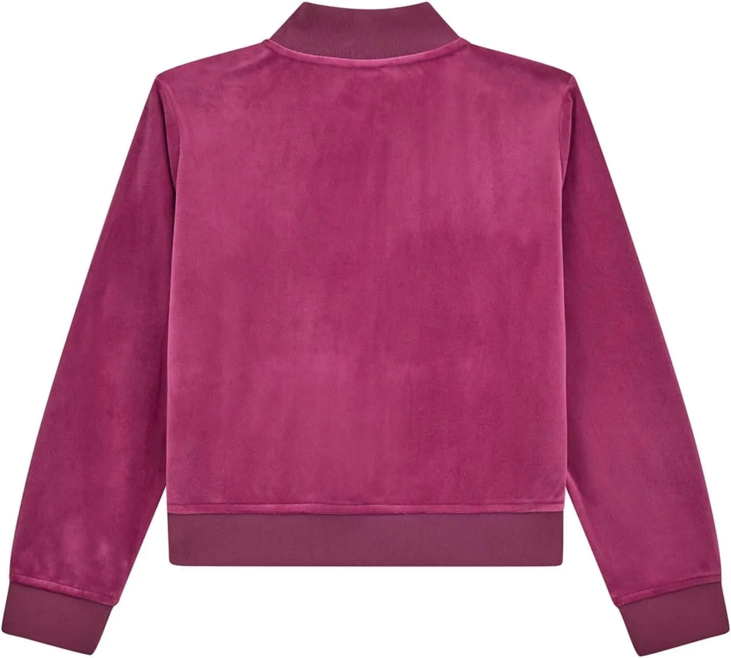 GUESS Girls' Eco Velvet Active Zip Up Jacket