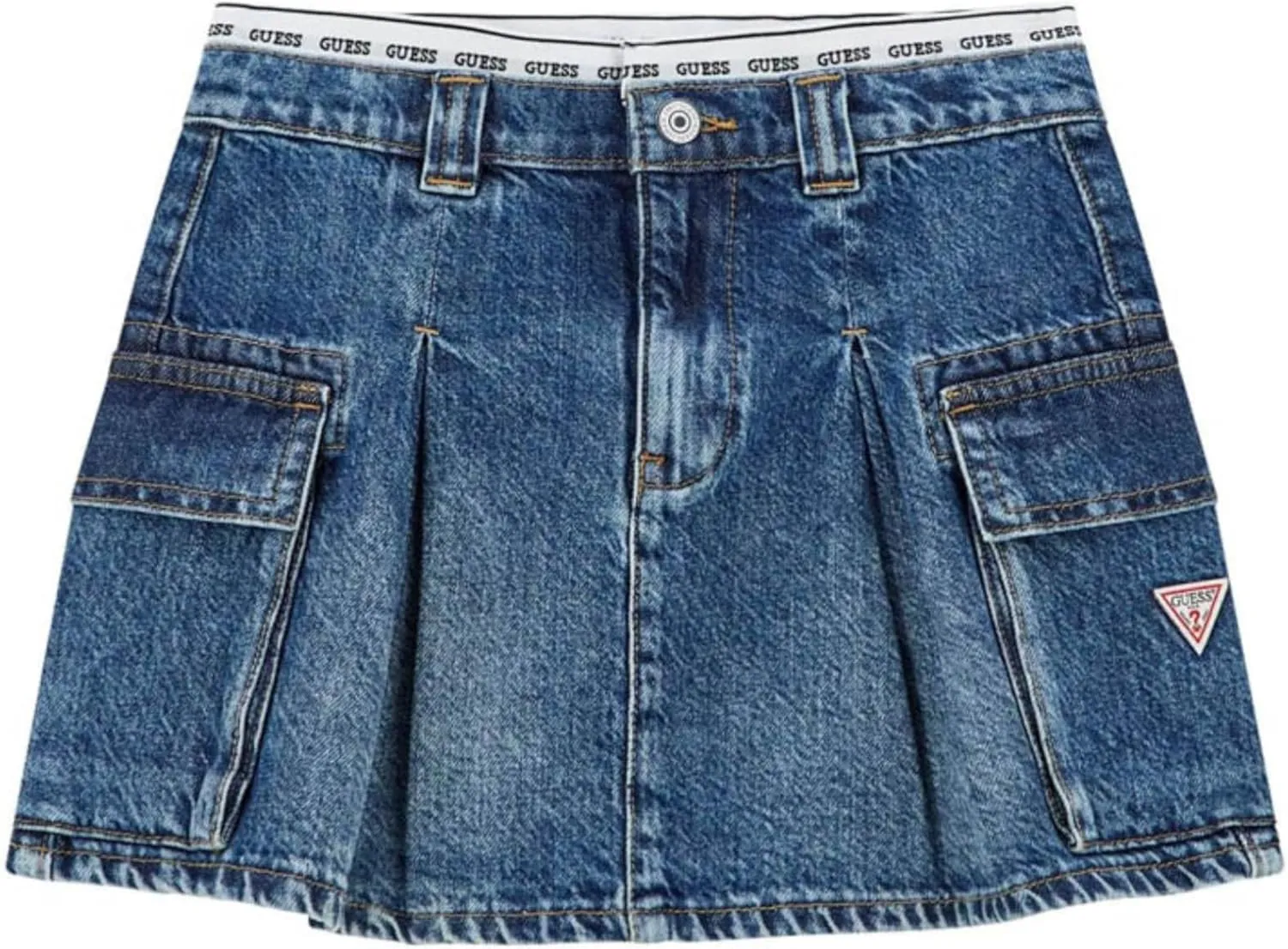 GUESS Girls' Rigid Denim Skirt