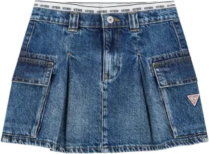 GUESS Girls' Rigid Denim Skirt