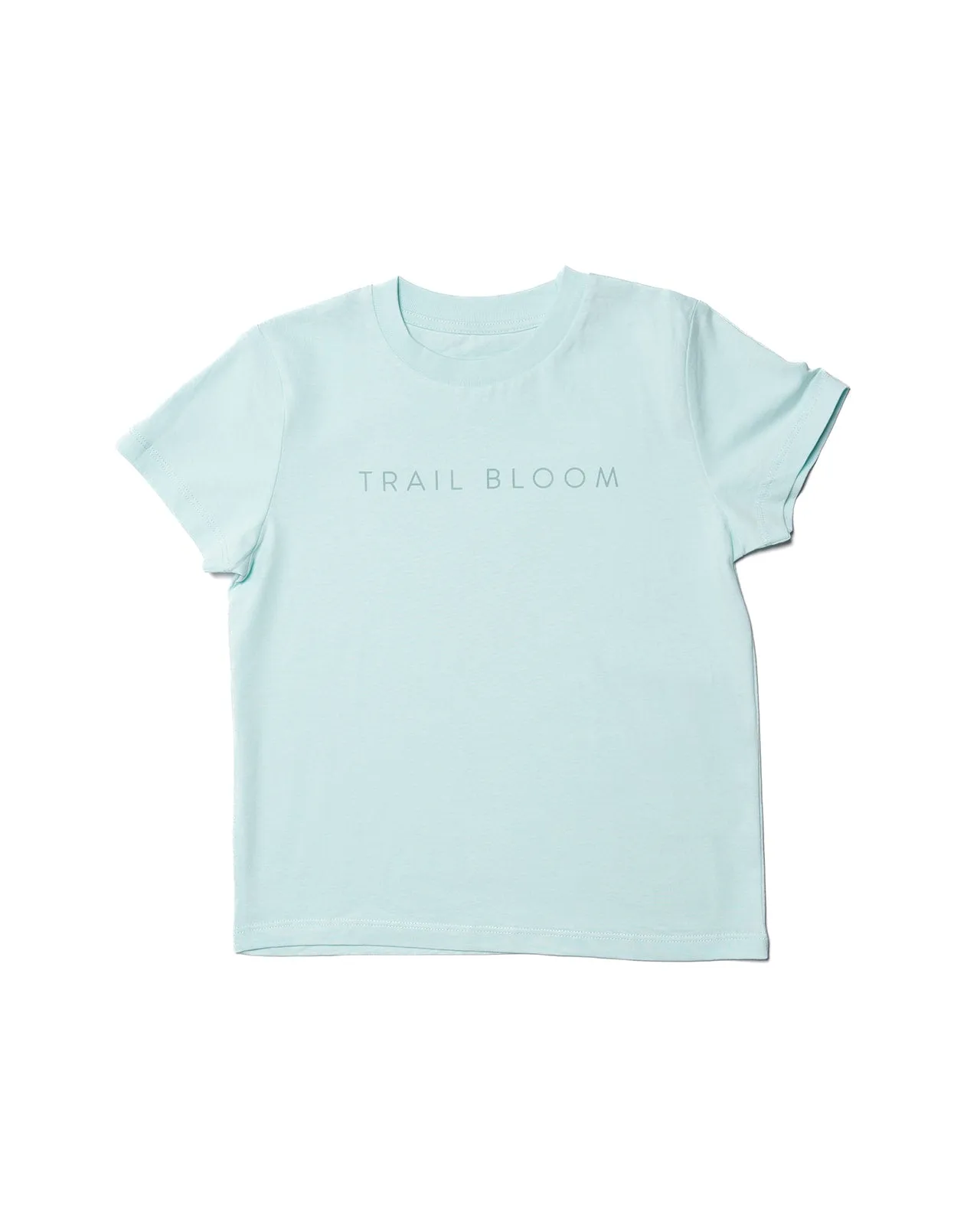 Happiest on the Trails - Mountain Print - Kid's T-shirt